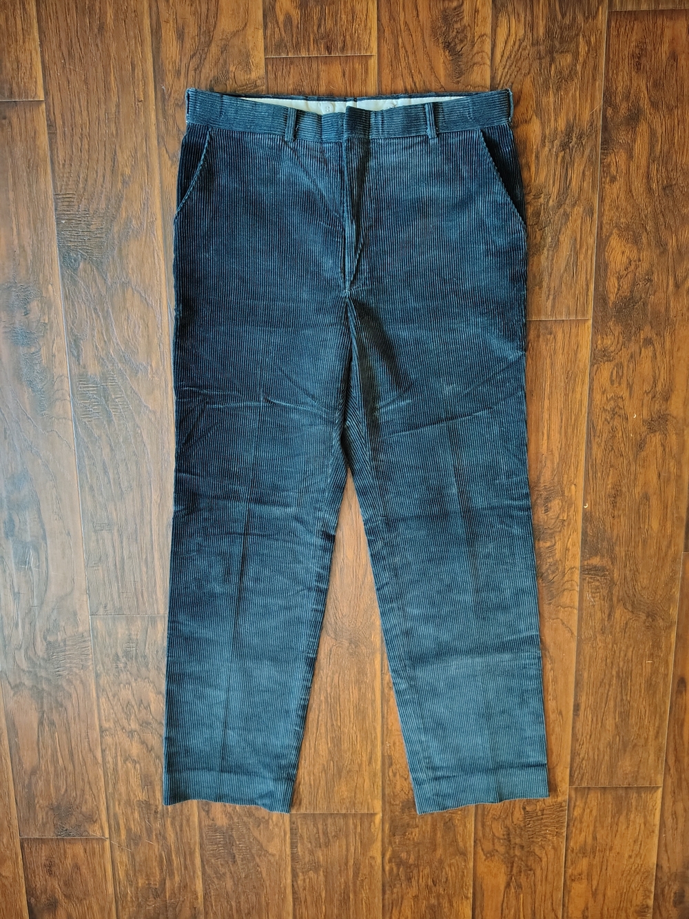 Vintage 80s Hunting Horn grey corduroy pants Size 38